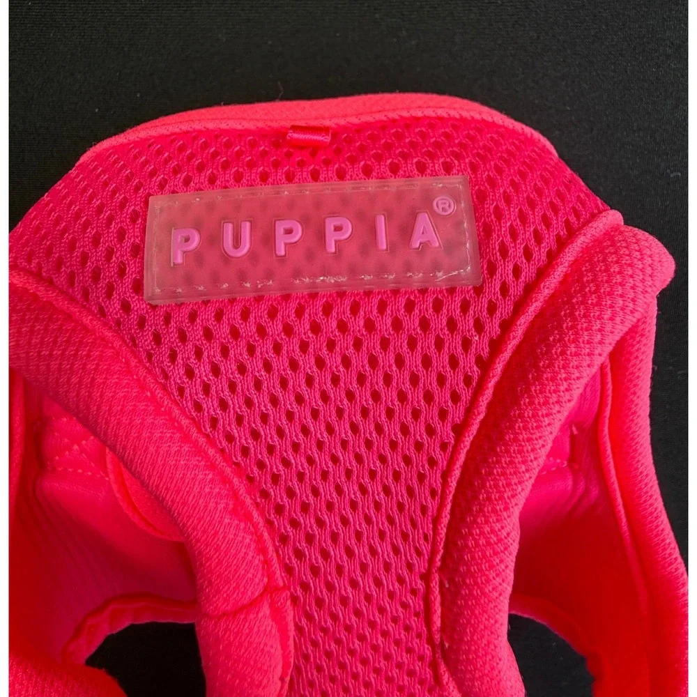 Puppia Neon Vest Dog Harness Small Pink Air Mesh‎ Step In PAPA-AH1325 Pet Vest
